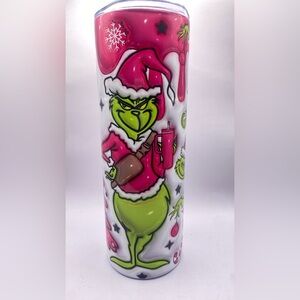 Grinch Holiday Tumbler - Red and Green